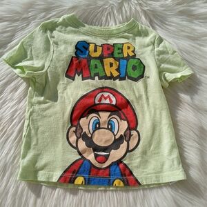Super Mario size 3T Graphic Tee Shirt T-shirt Top Green boys toddler Old Navy